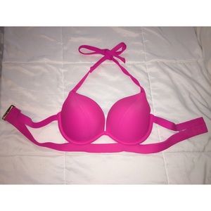 Victoria Secret’s Pink Halter Bathing Suit 34C